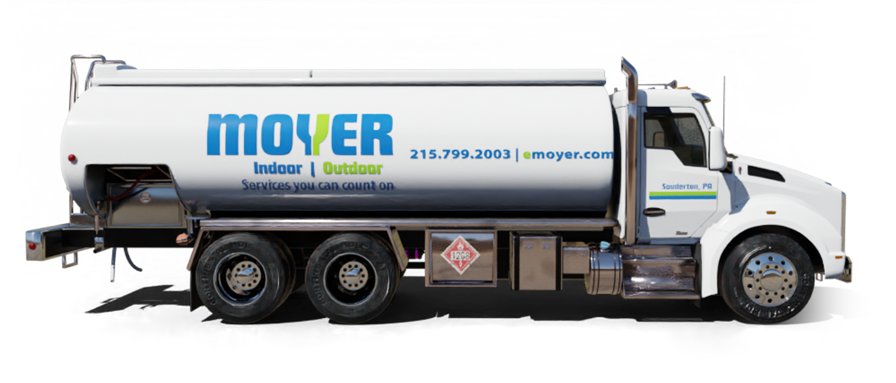 Heatly Oil truck Heatly Oil Truck in front of metro line