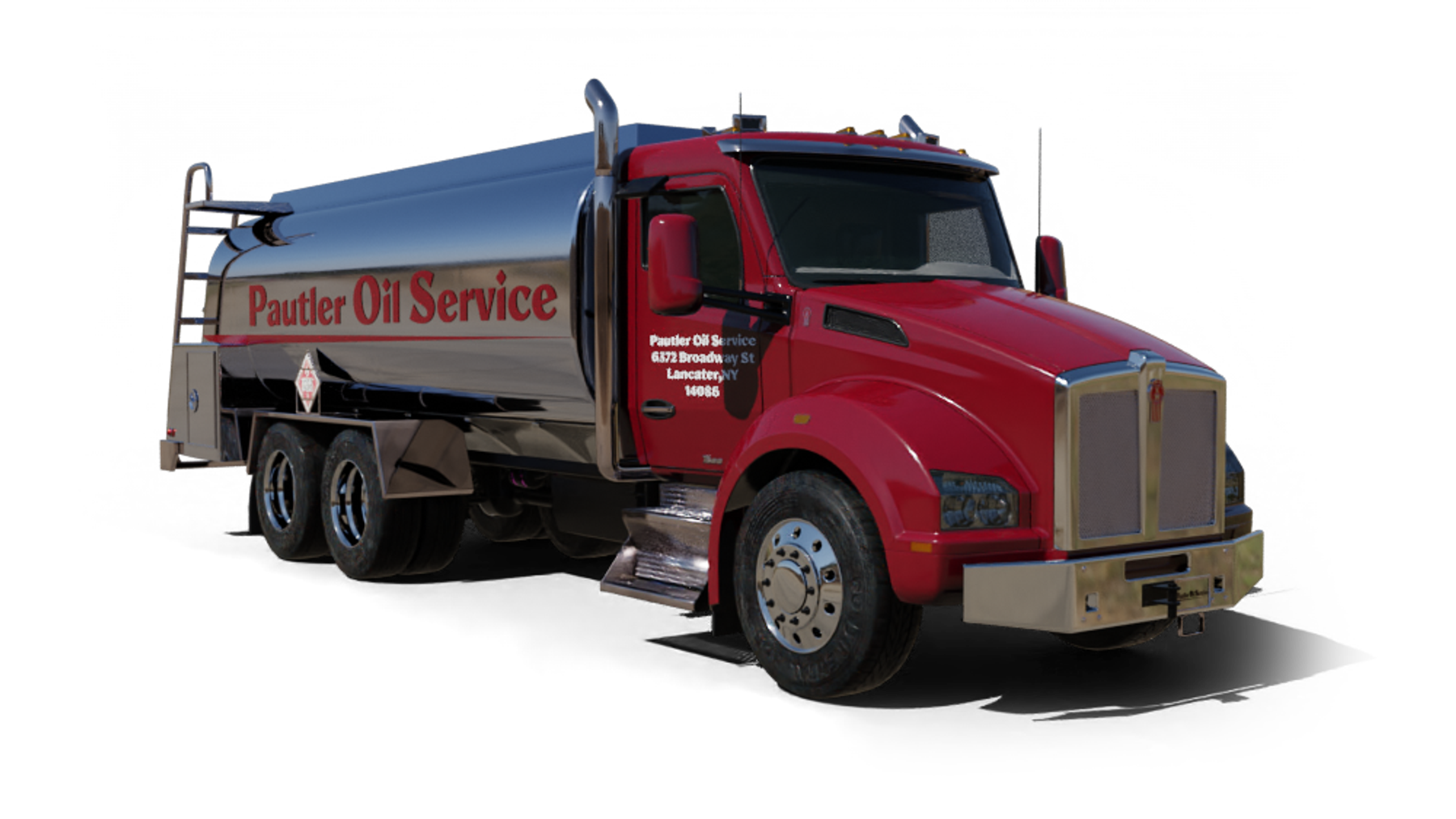 Petroscan, Ltd Heating Oil Truck Petroscan, Ltd residential home heating oil truck at the intersection of Conklin Street and Cedar Avenue in Farmingdale, Long Island, New York delivering fuel oil.