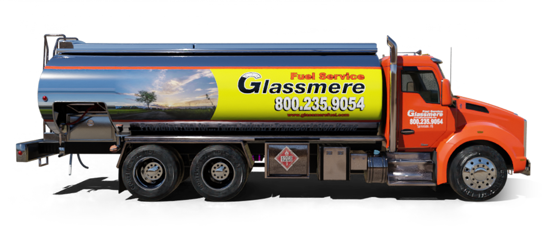 Heatly Oil truck Heatly Oil Truck in front of metro line