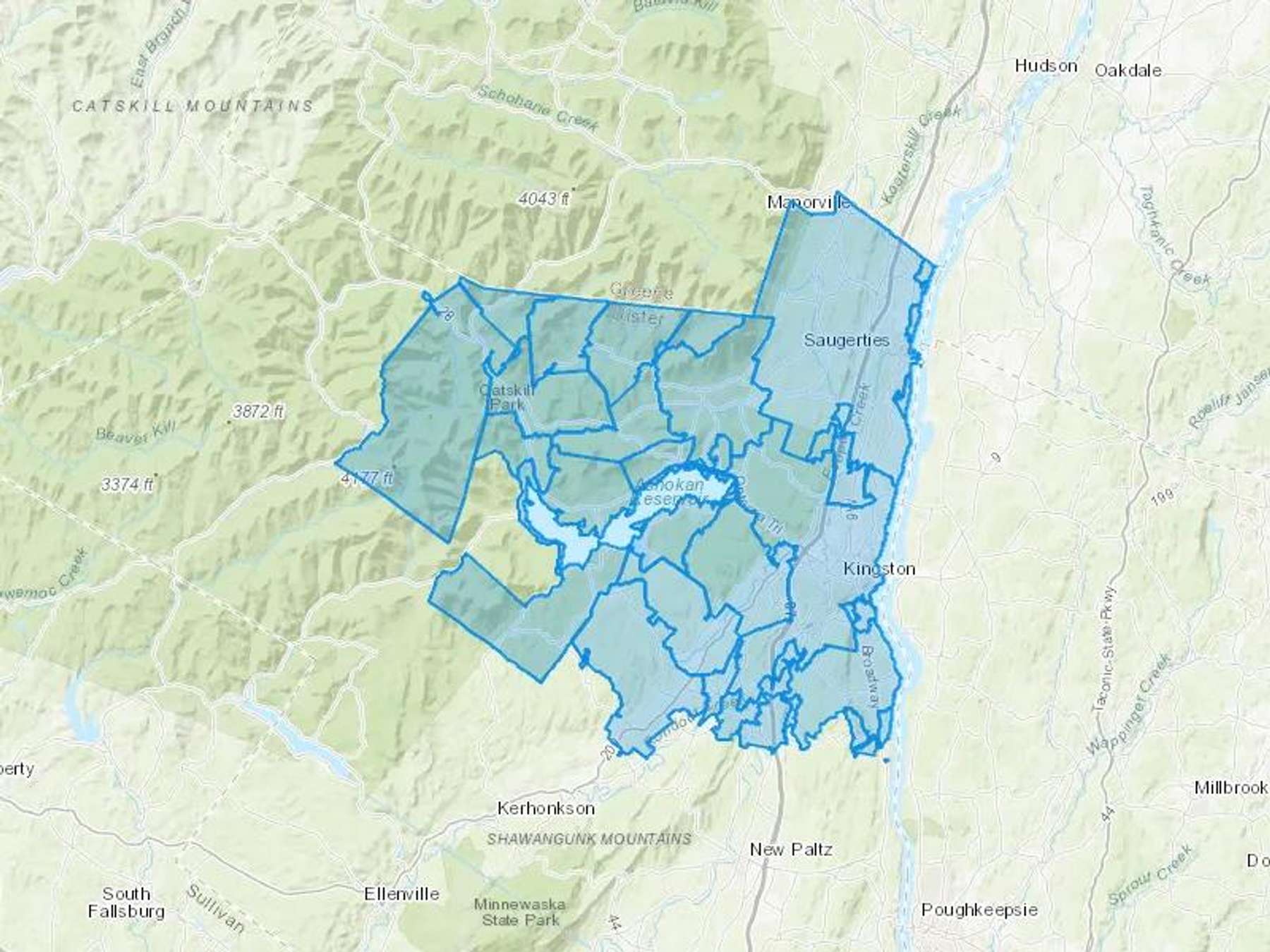 Morgans Fuels Inc Cash Heating Oil Delivery Map Map With The Morgans Fuels Inc Heating Oil Delivery Area Shaded In Blue