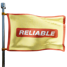 Reliable Oil & Heating Co Inc Heating Oil Prices Flag Photo of Reliable Oil & Heating Co Inc flag denoting best heating oil prices the company offers