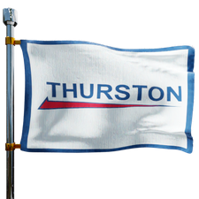 Thurston Energy Heating Oil Prices Flag Photo of Thurston Energy flag denoting best heating oil prices the company offers