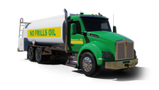 No Frills Oil Co Inc Cash Heating Oil truck Photo of a No Frills Oil Co Inc heating oil truck