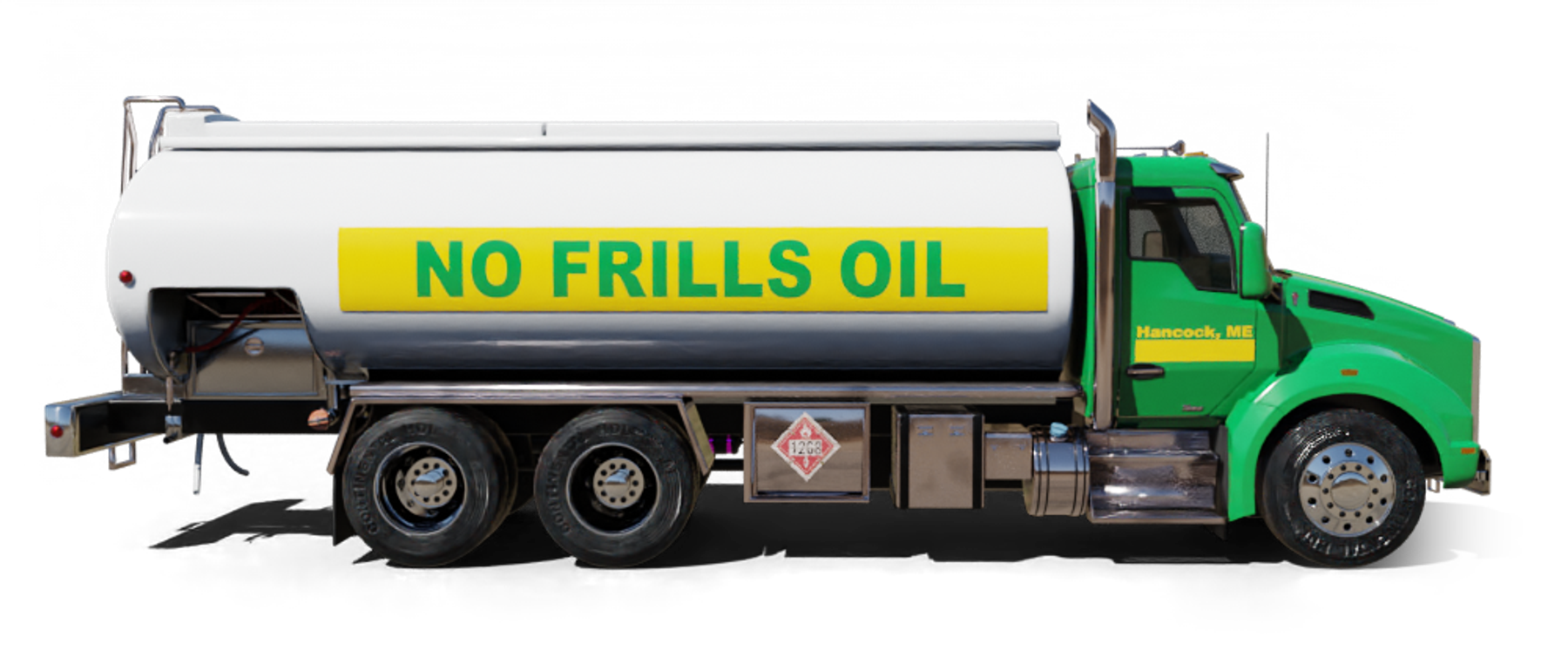 Heatly Oil truck Heatly Oil Truck in front of metro line