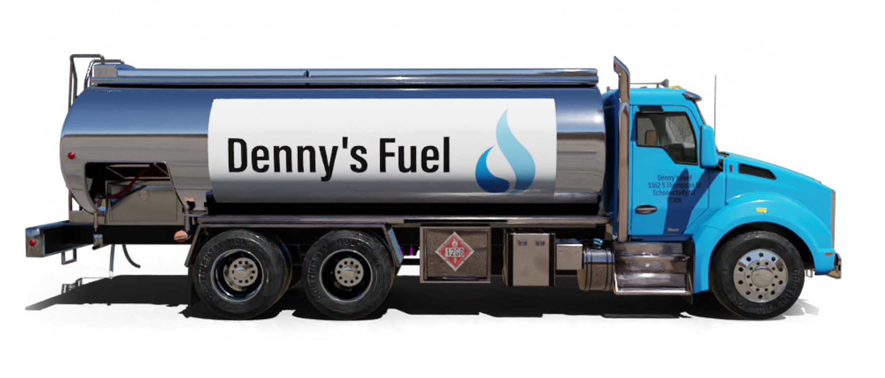 Bay Way Fuel Heating Oil Truck Bay Way Fuel residential home heating oil truck at the Maple Avenue Marina in Bay Shore, Long Island, New York delivering fuel oil.