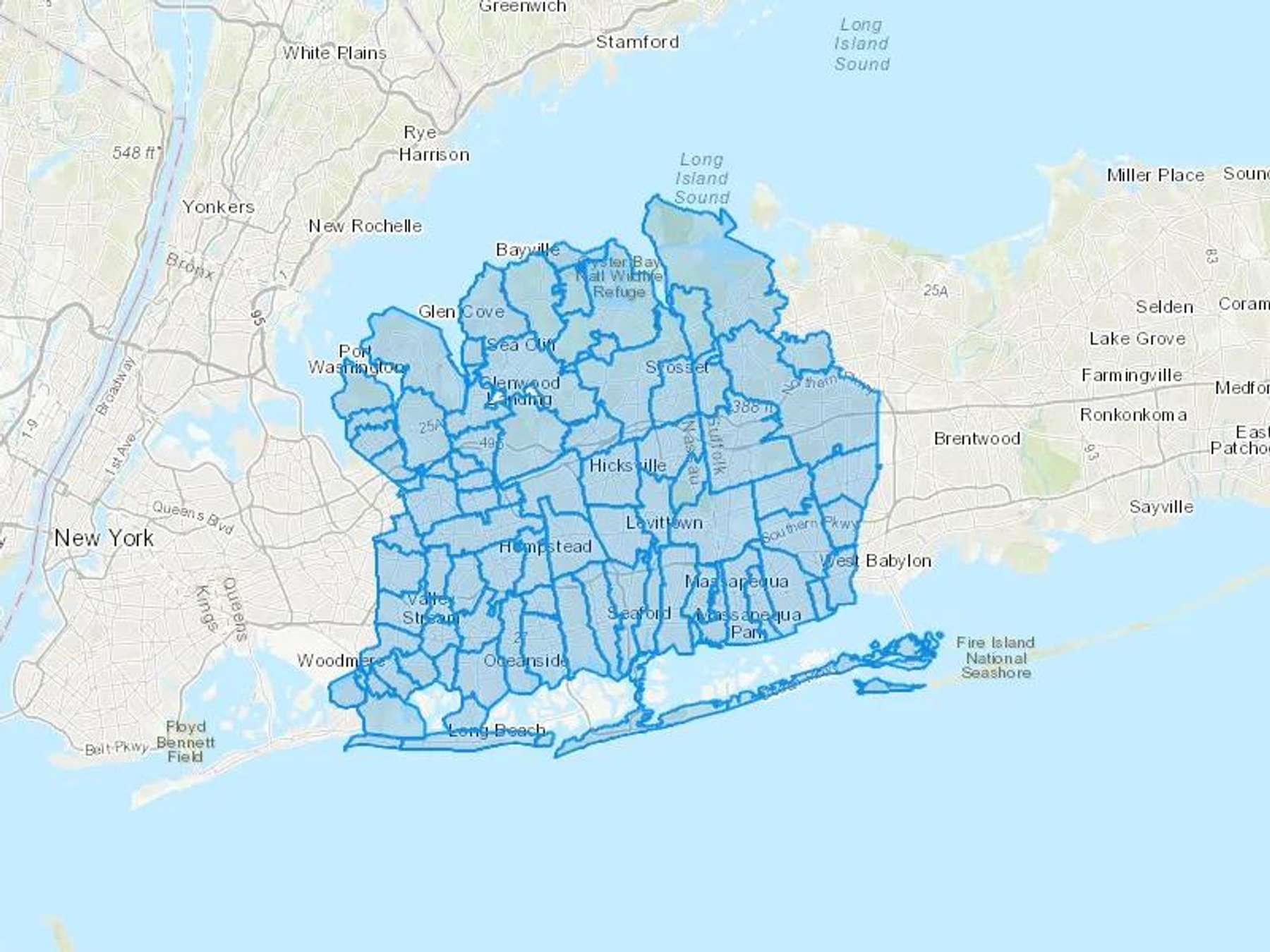 Midnight Heating Services Inc Cash Heating Oil Delivery Map Map With The Midnight Heating Services Inc Heating Oil Delivery Area Shaded In Blue