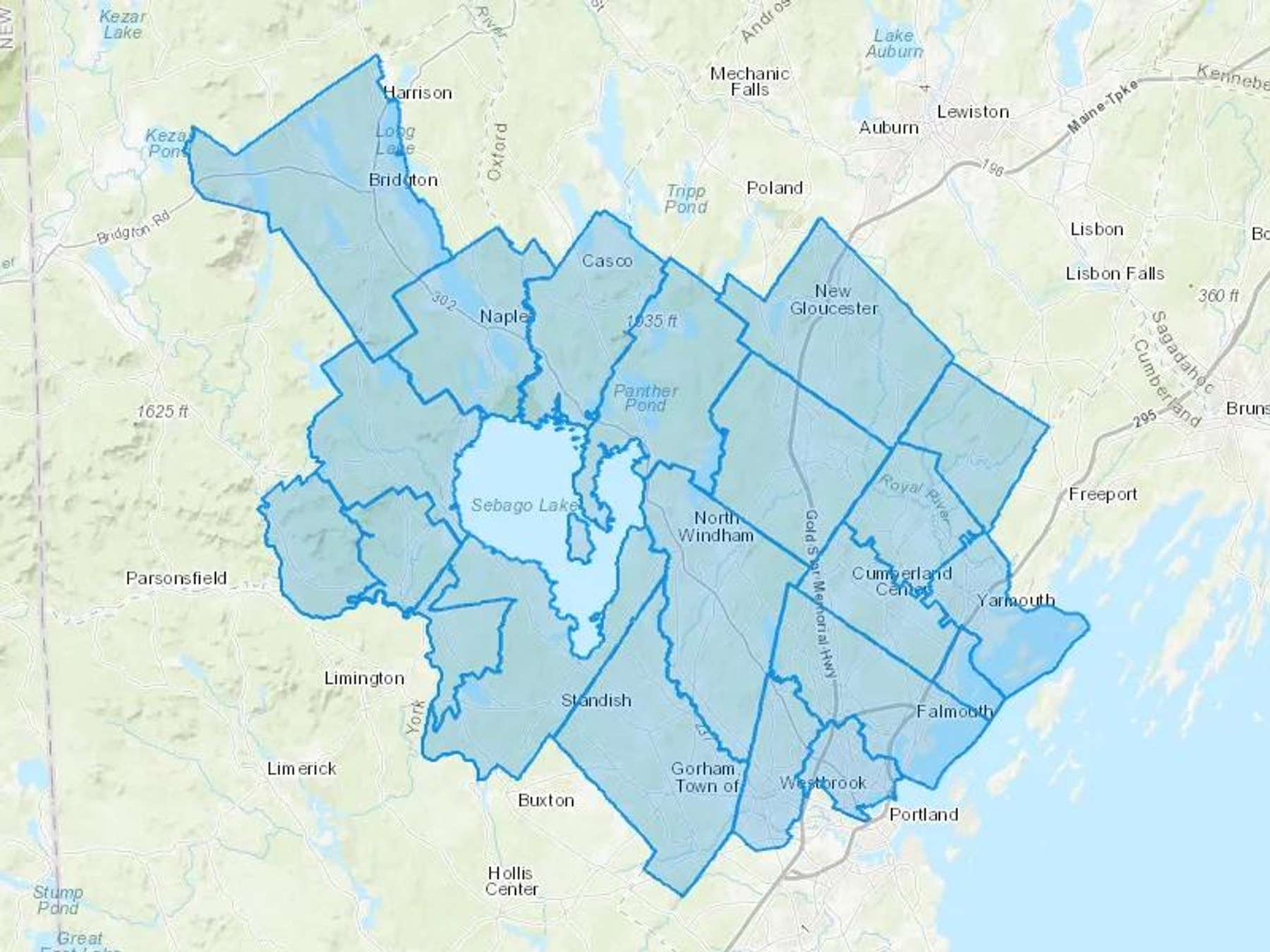 Champagnes Energy Cash Heating Oil Delivery Map Map With The Champagnes Energy Heating Oil Delivery Area Shaded In Blue