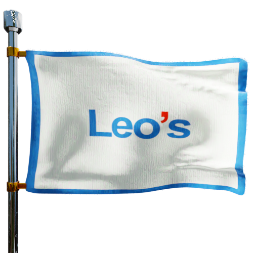 Leo's Fuel cash heating oil price logo