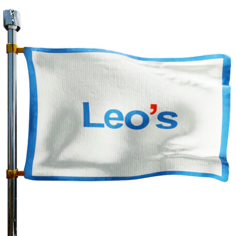 Leo's Fuel Heating Oil Prices Flag Photo of Leo's Fuel flag denoting best heating oil prices the company offers