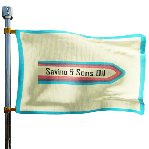 Savino & Sons Oil Heating Oil Prices Flag Photo of Savino & Sons Oil flag denoting best heating oil prices the company offers