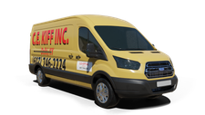 C E Kiff Incorporated furnace repair van Photo of a C E Kiff Incorporated furnace repair van