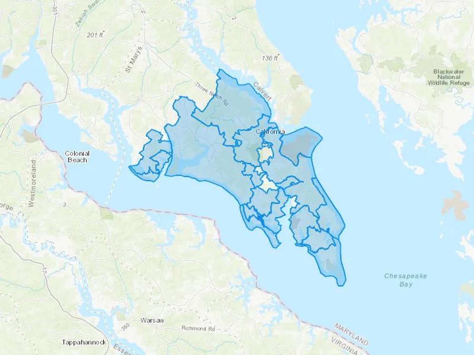 Trossbach Fuel Cash Heating Oil Delivery Map Map With The Trossbach Fuel Heating Oil Delivery Area Shaded In Blue