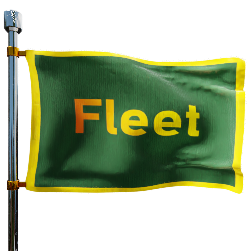 Fleet Fuel cash heating oil price logo