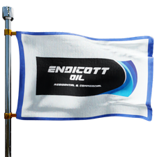 Endicott Oil Service Heating Oil Prices Flag Photo of Endicott Oil Service flag denoting best heating oil prices the company offers