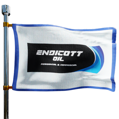 Endicott Oil Service Heating Oil Prices Flag Photo of Endicott Oil Service flag denoting best heating oil prices the company offers
