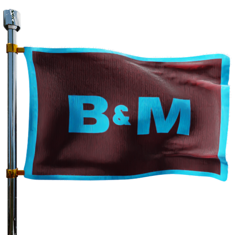 Burns & McBride Heating Oil Prices Flag Photo of Burns & McBride flag denoting best heating oil prices the company offers