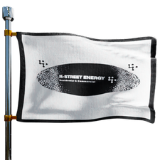 Richard Warters RStreet Energy Heating Oil Prices Flag Photo of Richard Warters RStreet Energy flag denoting best heating oil prices the company offers