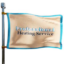 Professional Heating Service Heating Oil Prices Flag Photo of Professional Heating Service flag denoting best heating oil prices the company offers