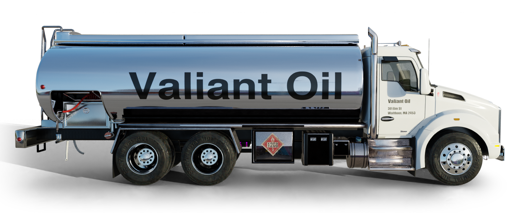 Bolla Oil Heating Oil Truck Bolla Oil residential home heating oil truck at the intersection of Bedford Ave and Pettit Ave in Bellmore, Long Island, New York delivering fuel oil.