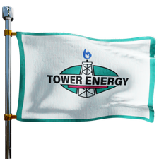 Northeast Energy Company Heating Oil Prices Flag Photo of Northeast Energy Company flag denoting best heating oil prices the company offers