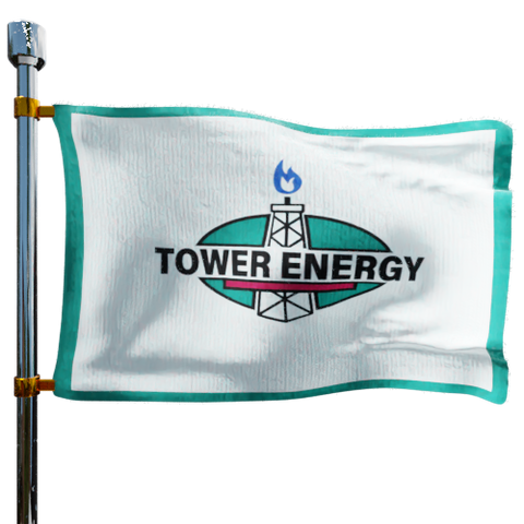 Northeast Energy Company Heating Oil Prices Flag Photo of Northeast Energy Company flag denoting best heating oil prices the company offers
