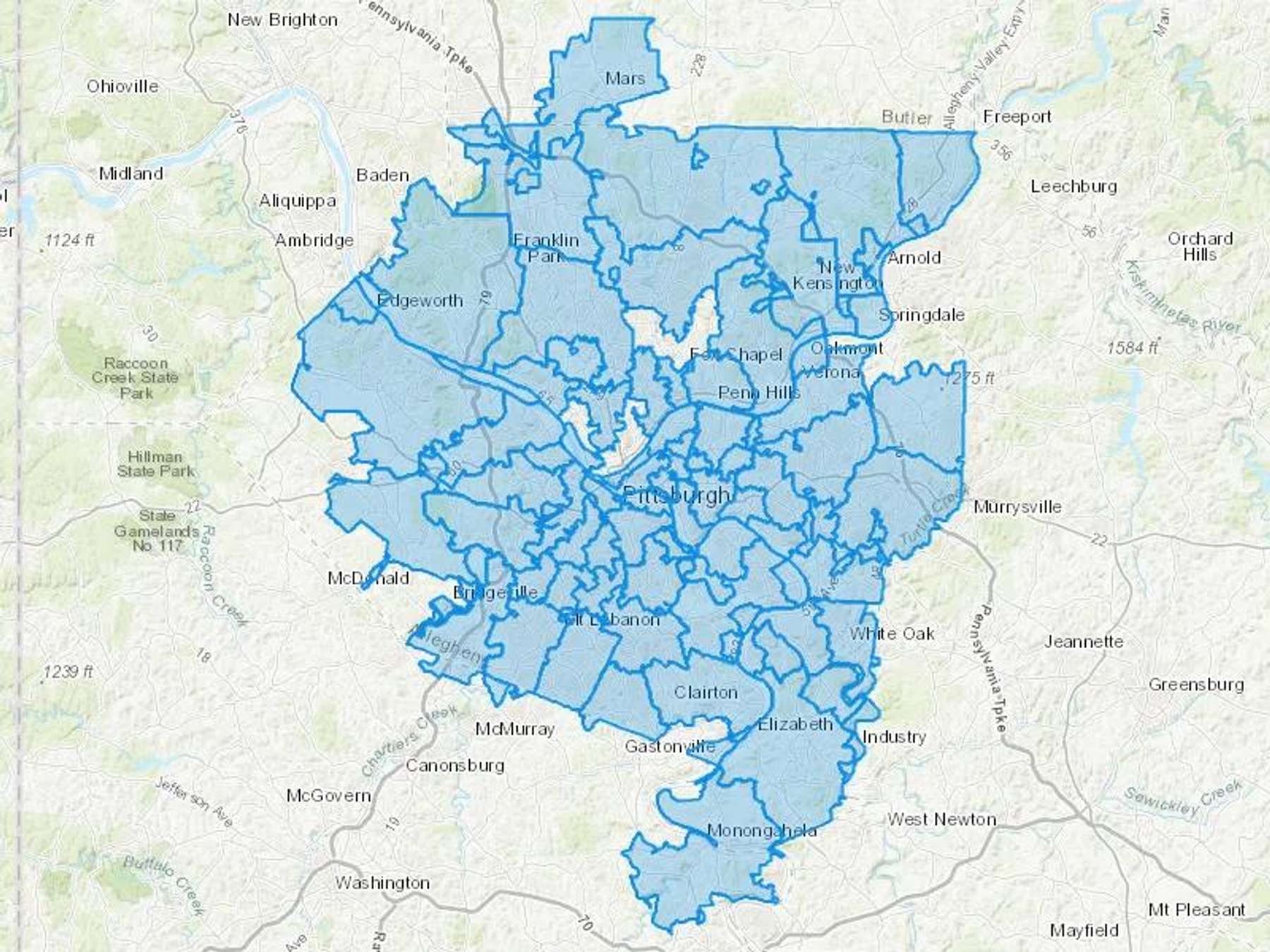 Monarch Oil Co Cash Heating Oil Delivery Map Map With The Monarch Oil Co Heating Oil Delivery Area Shaded In Blue