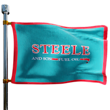 HB Steele & Son Inc Heating Oil Prices Flag Photo of HB Steele & Son Inc flag denoting best heating oil prices the company offers