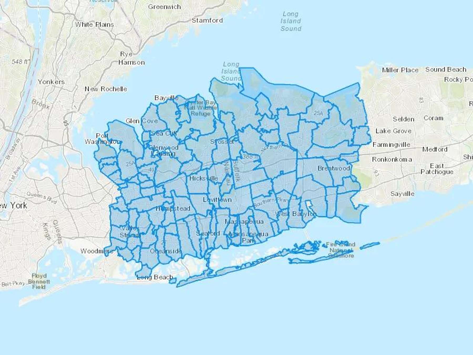 Provident Fuel Inc Cash Heating Oil Delivery Map Map With The Provident Fuel Inc Heating Oil Delivery Area Shaded In Blue