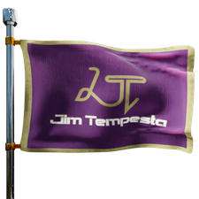 Jim Tempesta Oil Heating Oil Prices Flag Photo of Jim Tempesta Oil flag denoting best heating oil prices the company offers