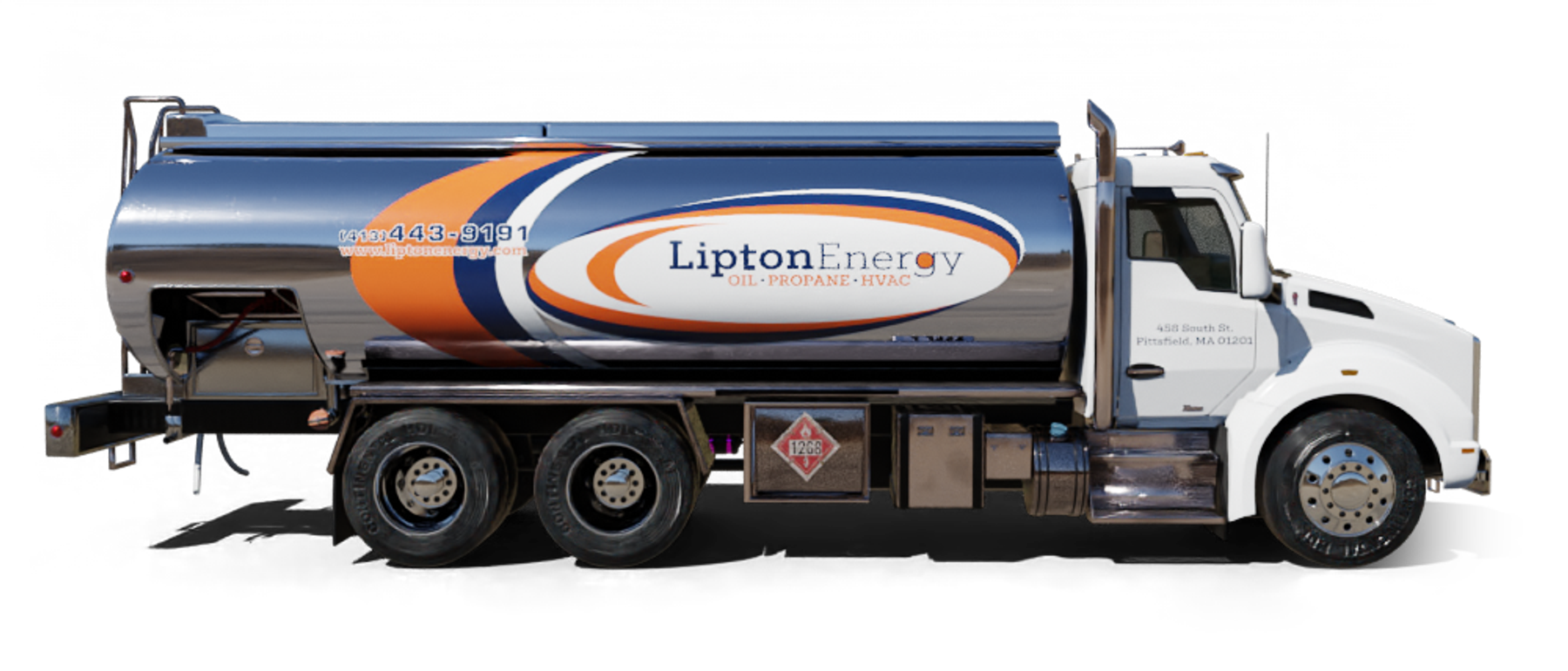 Windsor Fuel Heating Oil Truck Windsor Fuel residential home heating oil truck at the intersection of Stewart Avenue and Railroad Avenue in Bethpage, Long Island, New York delivering fuel oil.