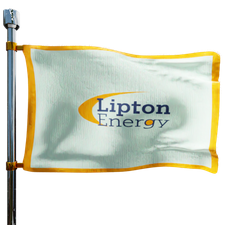 Lipton Energy Heating Oil Prices Flag Photo of Lipton Energy flag denoting best heating oil prices the company offers