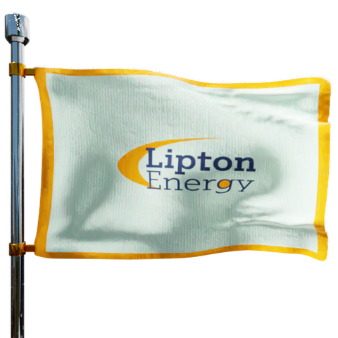 Lipton Energy Heating Oil Prices Flag Photo of Lipton Energy flag denoting best heating oil prices the company offers