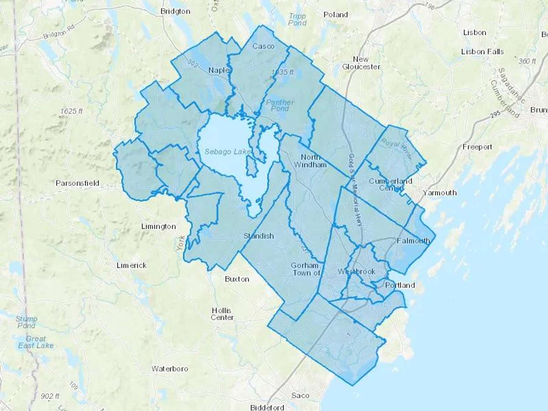 Mainely Heating Oil Cash Heating Oil Delivery Map Map With The Mainely Heating Oil Heating Oil Delivery Area Shaded In Blue