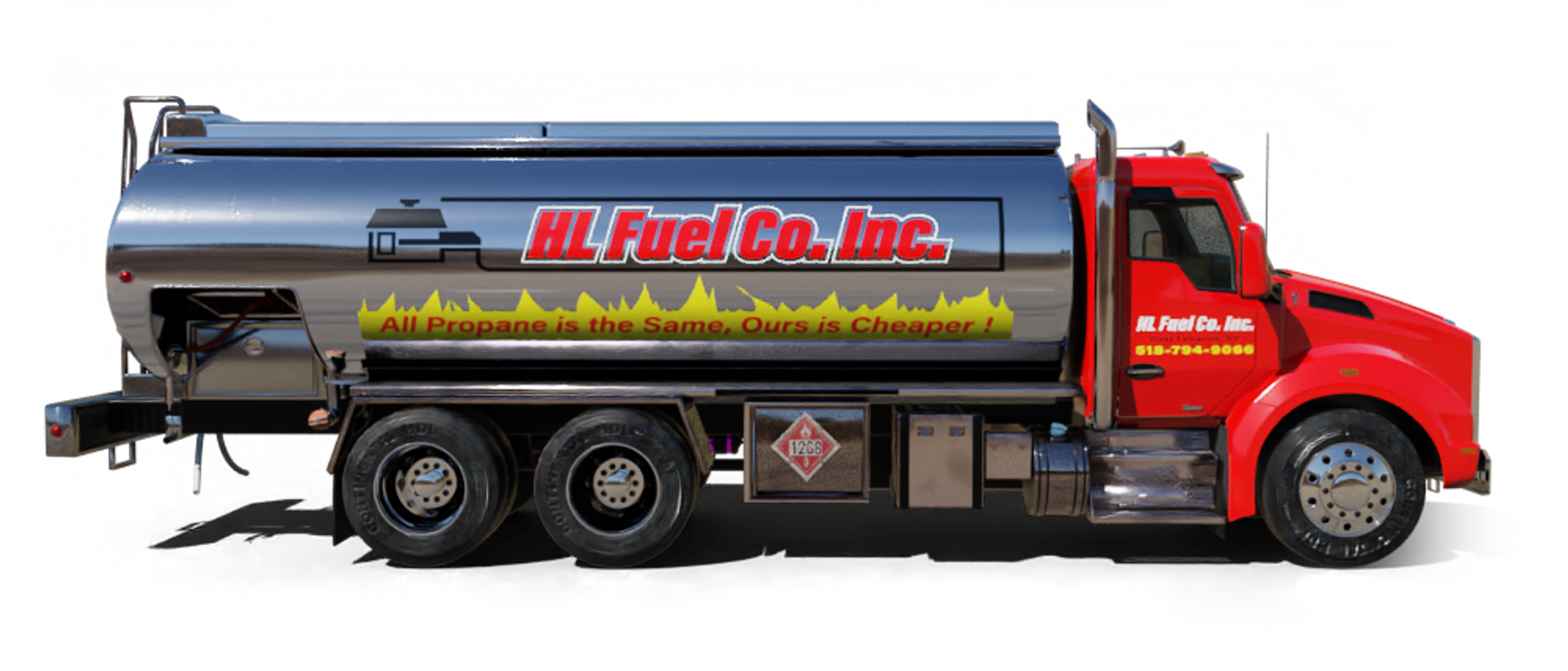 Rising Tide Fuel Heating Oil Truck Rising Tide Fuel residential home heating oil truck at the Long Island RR terminal in Amityville, Long Island, New York delivering fuel oil.