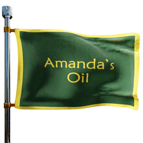 Amanda's Oil Heating Oil Prices Flag Photo of Amanda's Oil flag denoting best heating oil prices the company offers