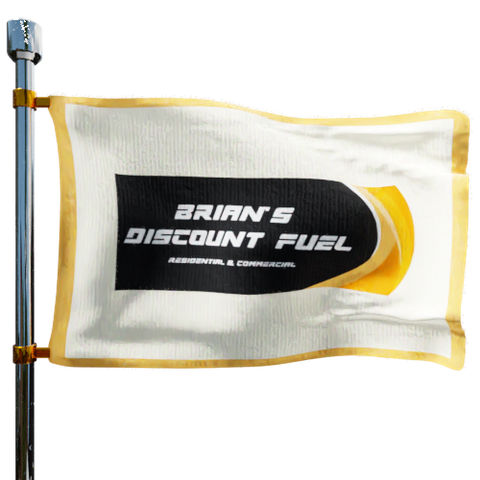 Brians Discount Fuel Heating Oil Prices Flag Photo of Brians Discount Fuel flag denoting best heating oil prices the company offers