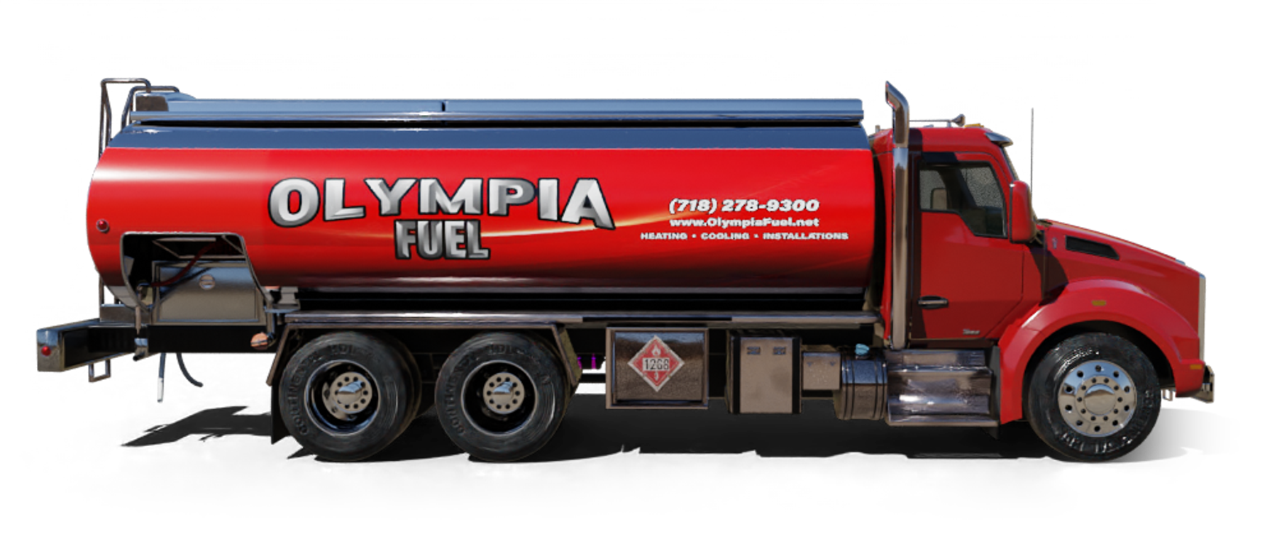 Sage Oil Service Heating Oil Truck Sage Oil Service residential home heating oil truck in the shopping district in Quogue, Long Island, New York delivering fuel oil.