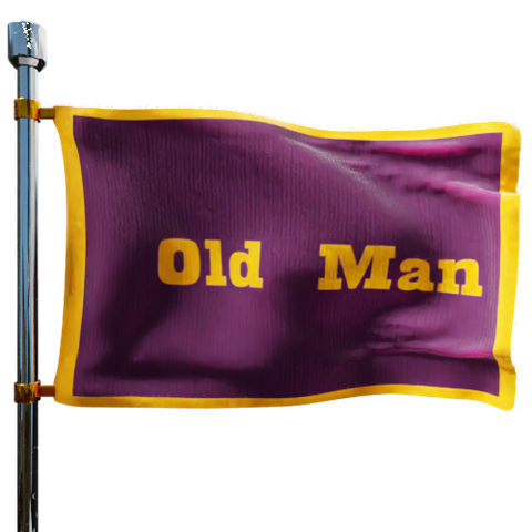 Old Man Oil Heating Oil Prices Flag Photo of Old Man Oil flag denoting best heating oil prices the company offers