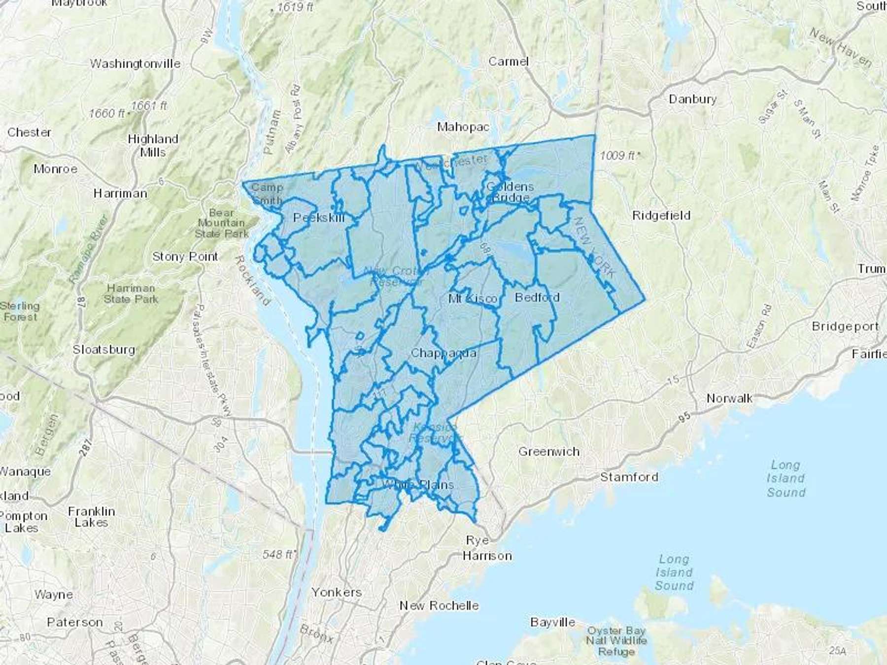 Reliable Oil Co Inc Cash Heating Oil Delivery Map Map With The Reliable Oil Co Inc Heating Oil Delivery Area Shaded In Blue