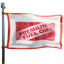 Premium Fuel Oil LLC Heating Oil Prices Flag Photo of Premium Fuel Oil LLC flag denoting best heating oil prices the company offers