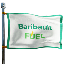 Baribault Oil Heating Oil Prices Flag Photo of Baribault Oil flag denoting best heating oil prices the company offers