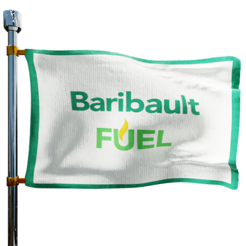 Baribault Oil Heating Oil Prices Flag Photo of Baribault Oil flag denoting best heating oil prices the company offers