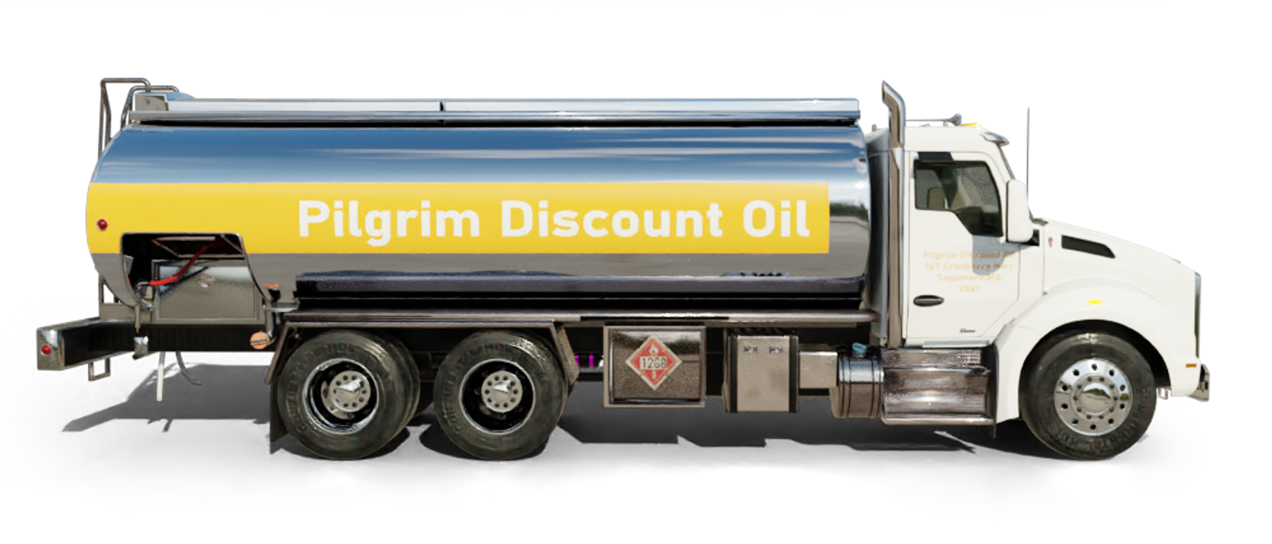 Arc Fuel Oil Heating Oil Truck Arc Fuel Oil residential home heating oil truck in front of the town post office in Wantagh, Long Island, New York delivering fuel oil.