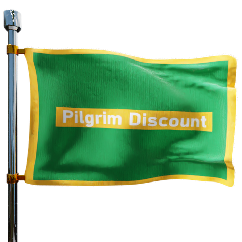 Pilgrim Discount Oil Heating Oil Prices Flag Photo of Pilgrim Discount Oil flag denoting best heating oil prices the company offers