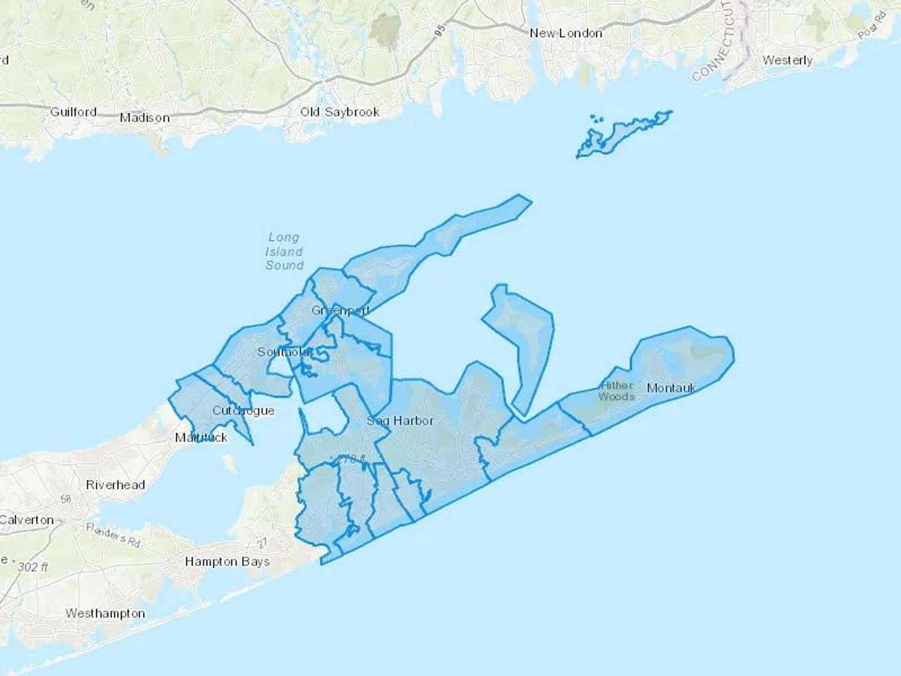 Demarest Holding Corp Cash Heating Oil Delivery Map Map With The Demarest Holding Corp Heating Oil Delivery Area Shaded In Blue
