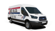 603 Oil Co furnace repair van Photo of a 603 Oil Co furnace repair van
