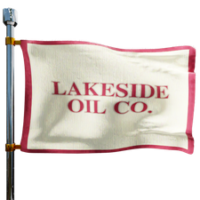 The Lakeside Oil Co Inc Heating Oil Prices Flag Photo of The Lakeside Oil Co Inc flag denoting best heating oil prices the company offers