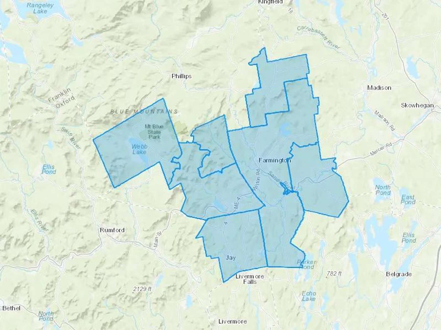 Twitchell Fuel co Cash Heating Oil Delivery Map Map With The Twitchell Fuel co Heating Oil Delivery Area Shaded In Blue