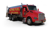 Alpine Fuel Inc Cash Heating Oil truck Photo of a Alpine Fuel Inc heating oil truck