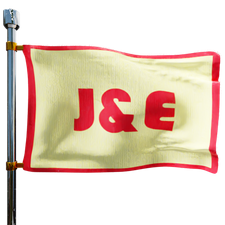 J & E Discount Oil Heating Oil Prices Flag Photo of J & E Discount Oil flag denoting best heating oil prices the company offers